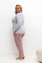  Plus Size Pajamas model 221192 Forever Pink 