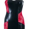 Musta/punainen hame SB/1006 Sexy Base Collektion - Andalea Lingerie