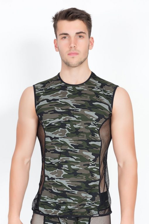 camouflage V-Shirt Military 58-77 XL