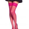 Hold-ups fishnet Stockings Veronica pink - T5/6