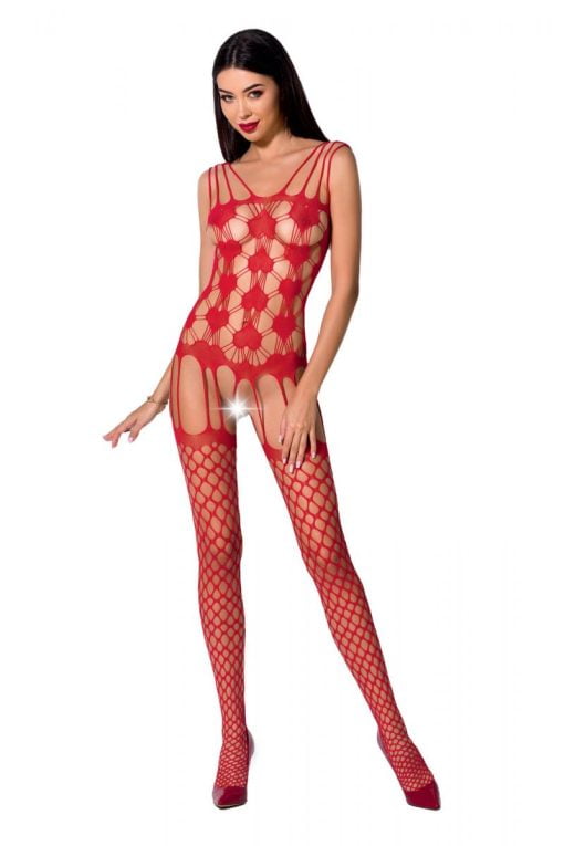 red ouvert Bodystocking BS067 by Passion