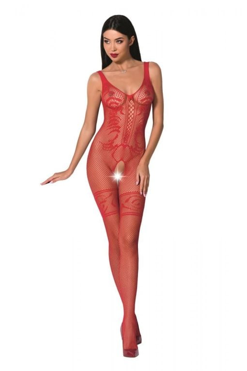 red ouvert Bodystocking BS69 by Passion