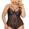 musta Body avoin 1891 - Softline Plus Size Collection