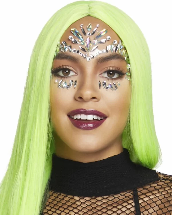 Leg Avenue Iris Adhesive Face Jewel - Iridescent Skin-Safe Decoration