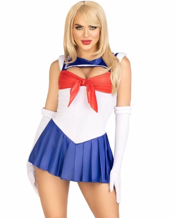 Leg Avenue Sailor Costume Multicolor S - 3-Piece Bodysuit & Accessories