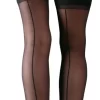 Cottelli Collection Stockings Seam Black 15 Denier Classic Look S/M