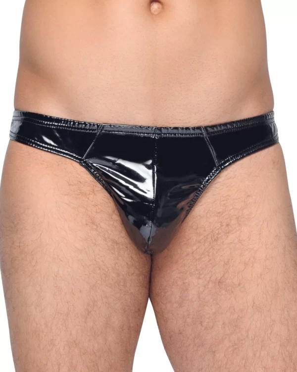 Black Level Men's Rio Brief S Shiny Bi-Elastic Vinyl Underwear