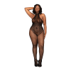 Halter neck with T-back strapOpen crotchG-string not included/