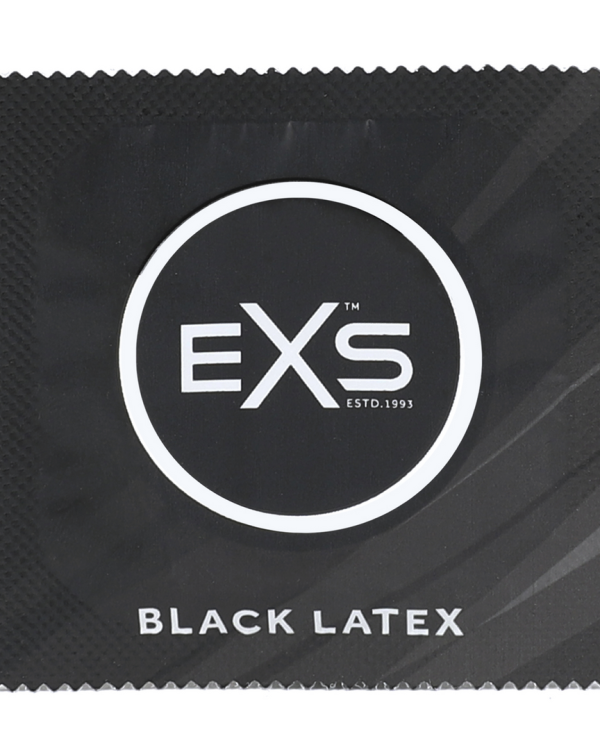 EXS Black Latex - Condoms - 100 Pieces