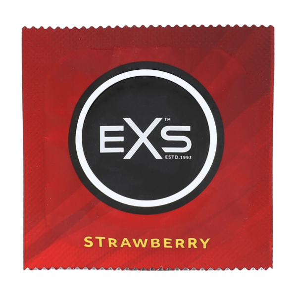 EXS Strawberry - Condoms - 100 Pieces