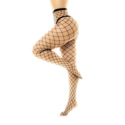 Fence Net Pantyhose - One Size - Black