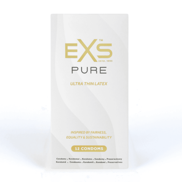 It's all in the name! EXS Pure Condoms are the purest and most sustainable condom of the EXS range! EXS Pure feels like wearing nothing at all! Made from 'super-soft'