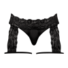 Garter shortFloral lace waistbandElastic leg holesScandal-Lace CollectionComfortable/