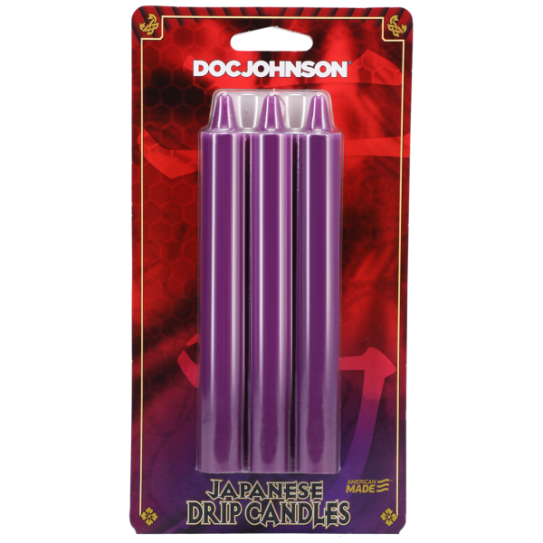 Japanese Drip Candles - Purple
