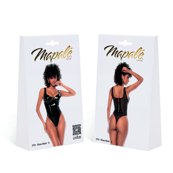 Bodysuit - M - Gloss Black