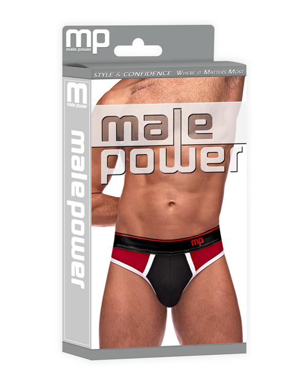 Panel Thong - L/XL - Black/Red
