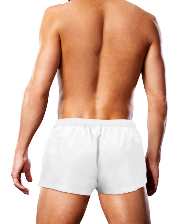 Swim Trunk White Oversized Paw - S