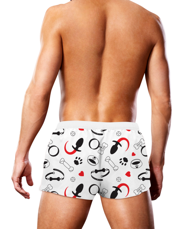Swim Trunk Puppie Print - S
