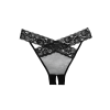 Best-selling styleCrotchlessLace crossed waistbandSoft materialComfortable/