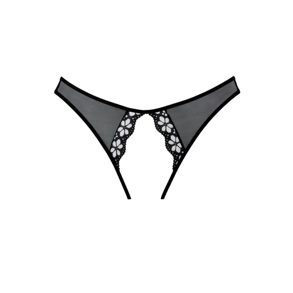 Best-selling styleCrotchlessOuvert styleSoft materialLace trim/