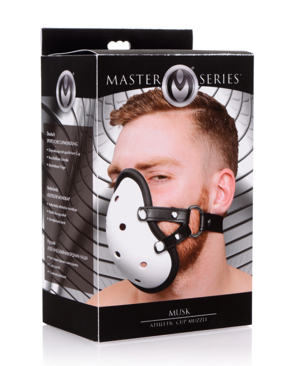Musk Athletic Cup - Muzzle with Removable Straps