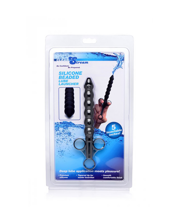 Lubricant Launcher with Silicone Beads