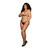 but won't show too much.Elastic Mesh Thong with Open Crotch