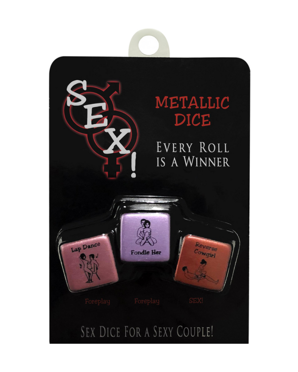 Sex! Metallic Set of Foreplay and Sexplay Dices