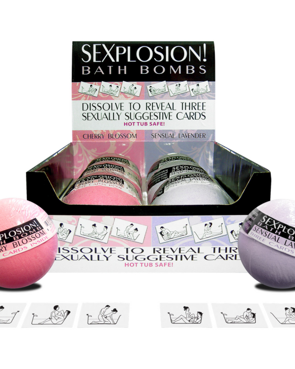 Sexplosion! Bath Bombs (6 bombs in 3 scents