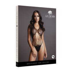 Strappy Lace Teddy - One Size - Black