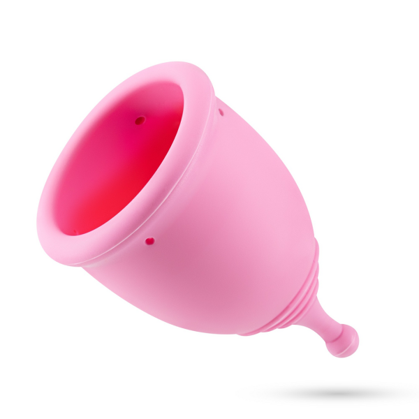 Alternative view of Minerva - Menstrual Cups with Pouch and Toycleaner- S and L - Pink