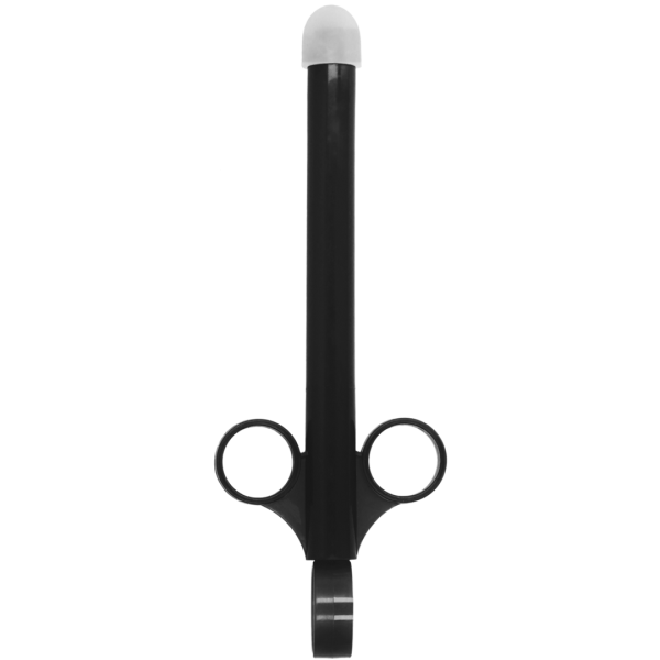 Perfect to use with other products out of our FistIt RangeMade of high-quality plasticDesigned for one handed ease of use.the launcher can be filled with whatever liquid you wantThis large lube shooter has a length of 19