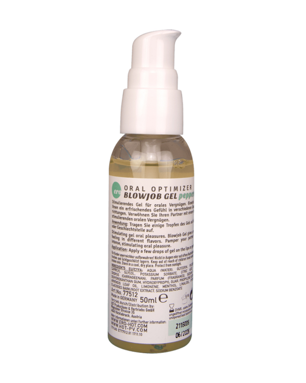 Oral Optimizer - Deepthroat Gel - Peppermint - 2 fl oz / 50 ml