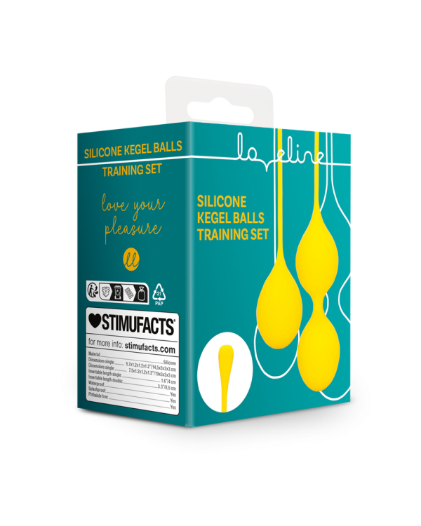 Silicone Kegel Balls Training Set - Carambola