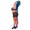 Soft mesh fabricSlip-on skirtClassy designStretchy2PC Set/