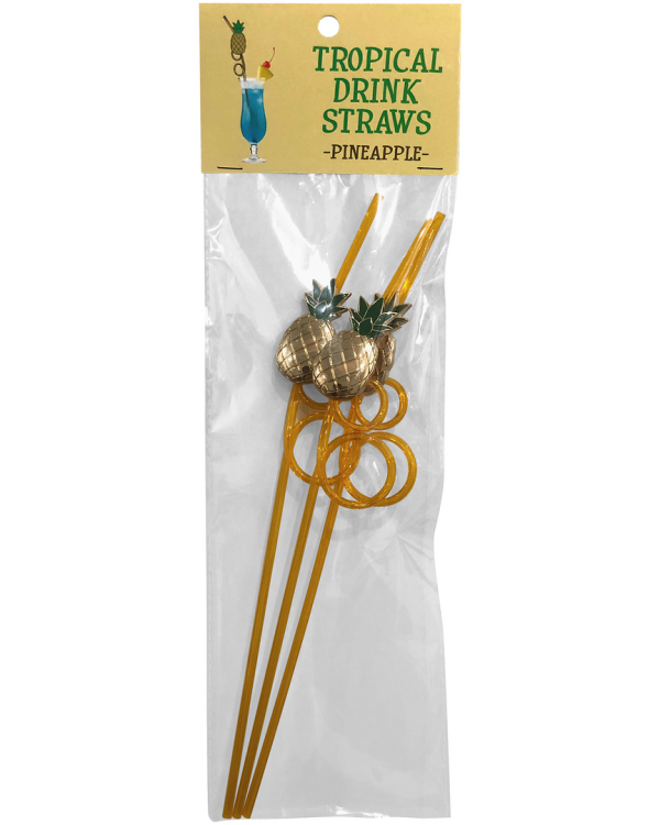 Tropical Drinking Straw - Pineapple
