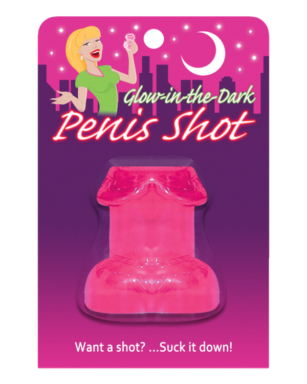 Glow-in-the-Dark Penis Shot - Pink