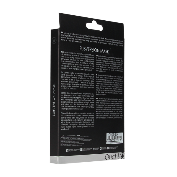Great for roleplayOne size fits allCouples interested in kinky sex and BDSM will love itPerfect for those who love to dominate or be dominatedExperience incredible sensations with this toy from Ouch/