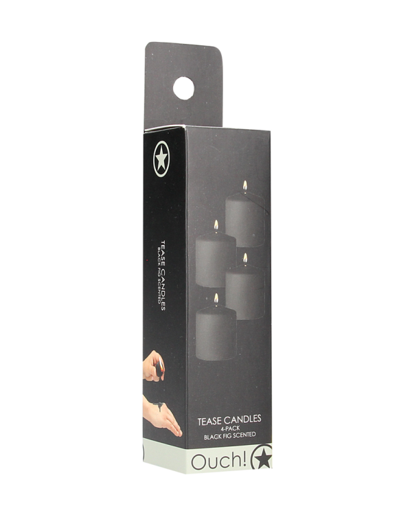 Tease Candles - Disobedient - 4 Pieces - Black