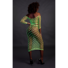 this ensemble adds a touch of allure and mystery as it lights up the night