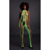 featuring a captivating halterneck design that adds a touch of glamour and allure to your lingerie collection.Versatile Bodystocking: This gorgeous piece is designed for versatility