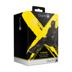 Body Bag with Nylon Straps - Black