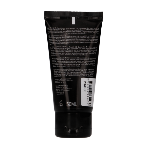 Contains the active ingredient CBD (Cannabidiol)Moisturises the skinOnly a small amount neededThis product is 100% body safe/