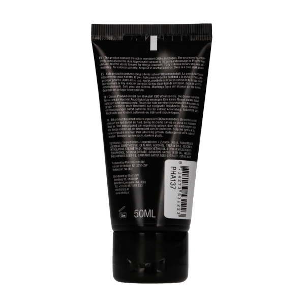 Contains the active ingredient CBD (cannabidiol)Moisturises the skinOnly a small amount neededThis product is 100% body safe/