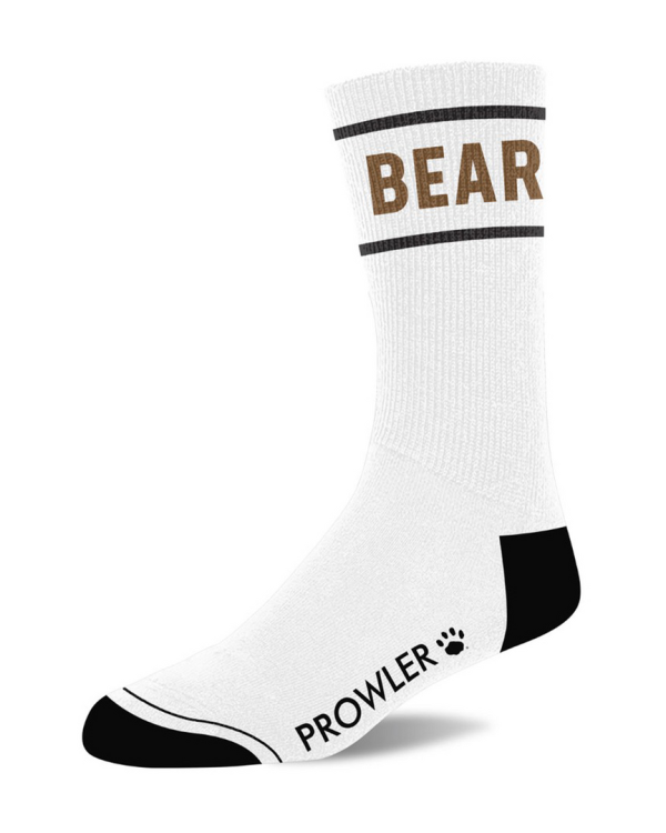 Bear Socks - White/Brown