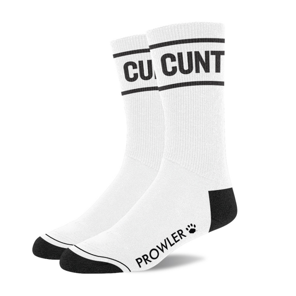 Alternative view of Cunt Socks - White/Black