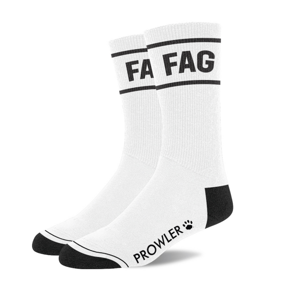 Alternative view of Fag Socks - White/Black