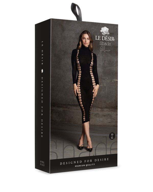 Carme XI - Dress with Turtleneck - One Size - Black