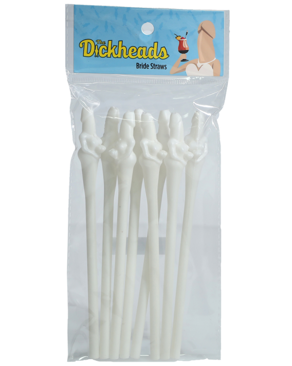 Bride Straws - White