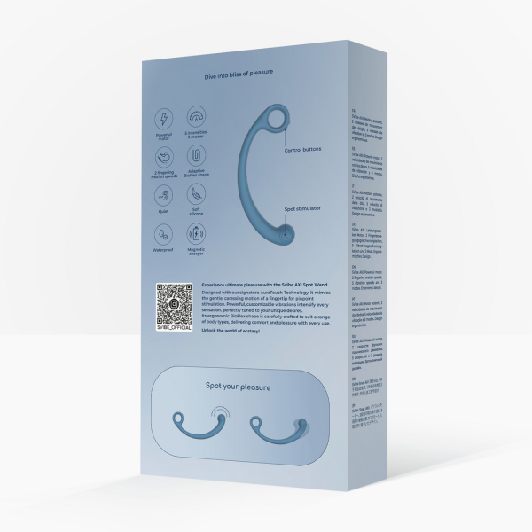 Alternative view of AXI - Spot Wand with Fingering Motion - Blue Lagoon